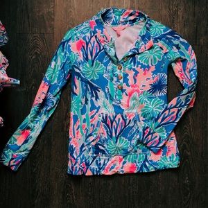 Lilly Pulitzer Jetstream Captain popover, xs